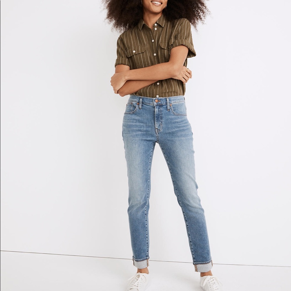 Madewell Petite Slim Boyjean in Mayberry Wash - Size 31 petite NWT